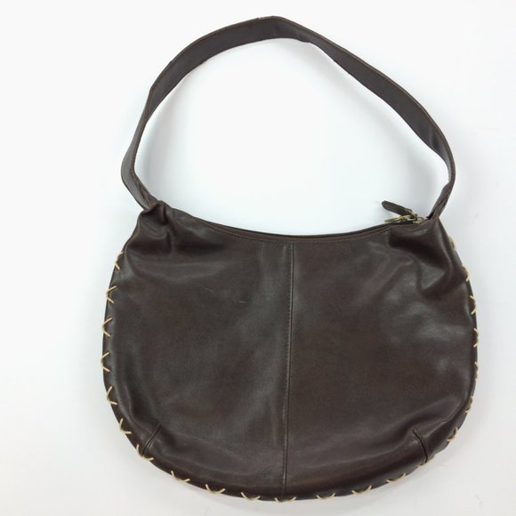 Nine West Jaguar Leather Ladies Bag with Extra Large Stitching - Picture 7 of 7